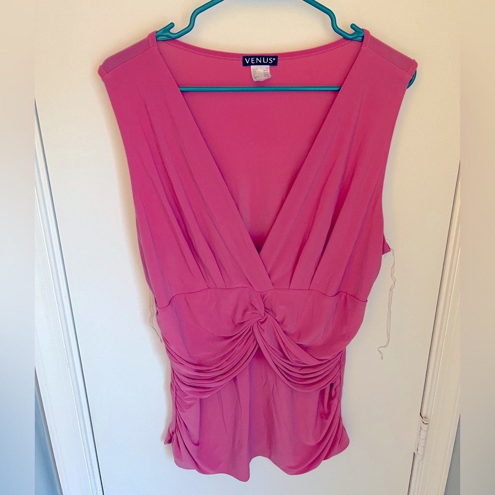 Bright Pink sleeveless top